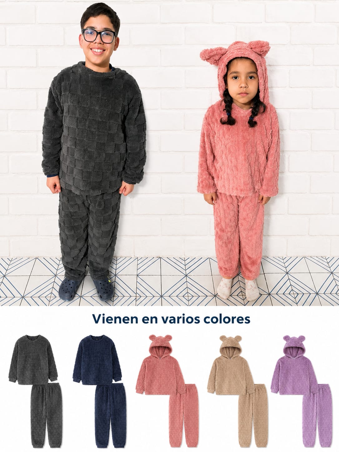 PIJAMA DE NIÑOS INVIERNO
